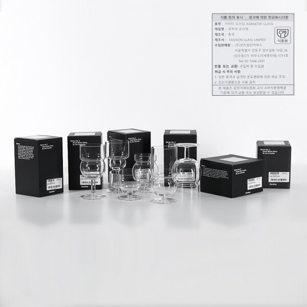 꼬르소밀라노,카락터 스페리코 No.5 클리어 글라스 KA20500E